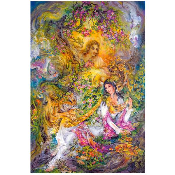 Tablou lucrat la masina