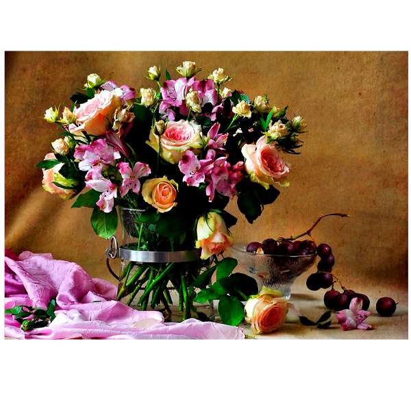 Tablou lucrat la masina