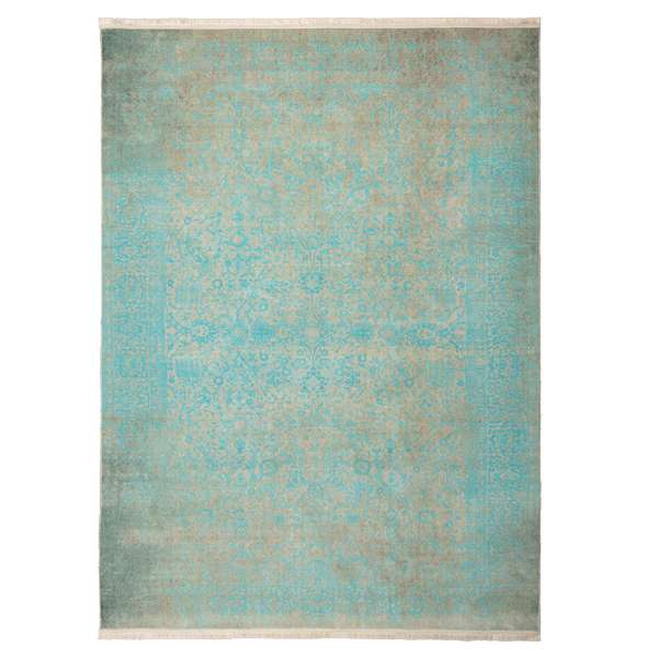 Polyester machine-made rug